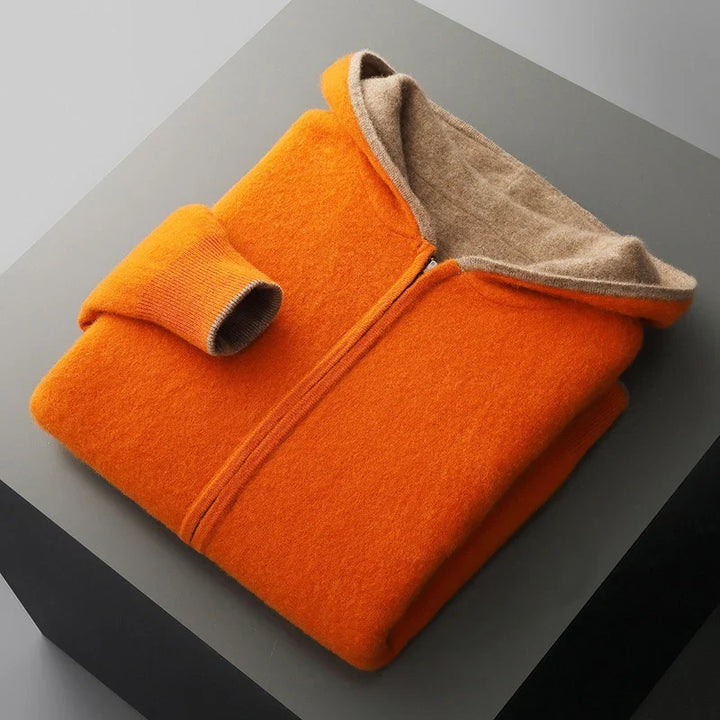 Men's Long Sleeve Zip-Up Hoodie | Casual Style