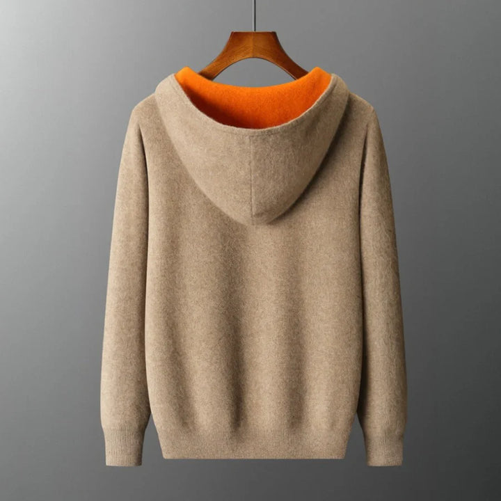 Men's Long Sleeve Zip-Up Hoodie | Casual Style