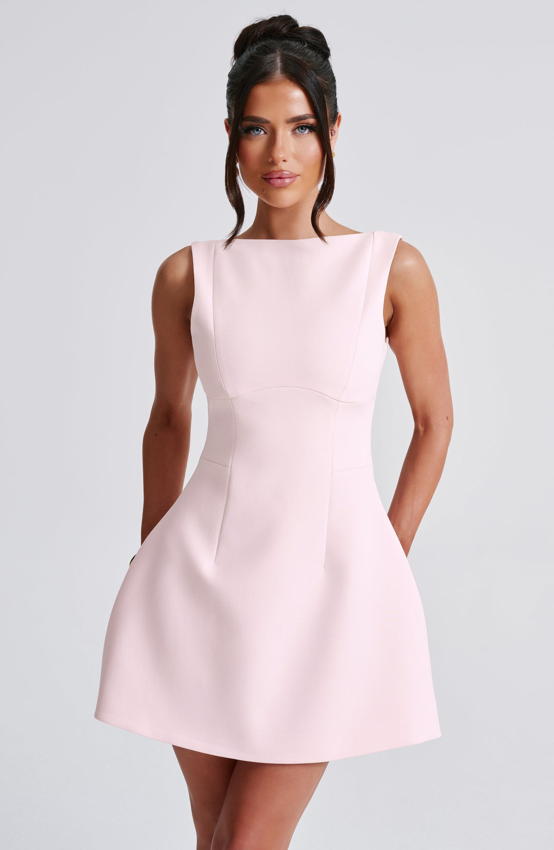 Women's Sleeveless Mini Dress | Flared Skater Style Dress