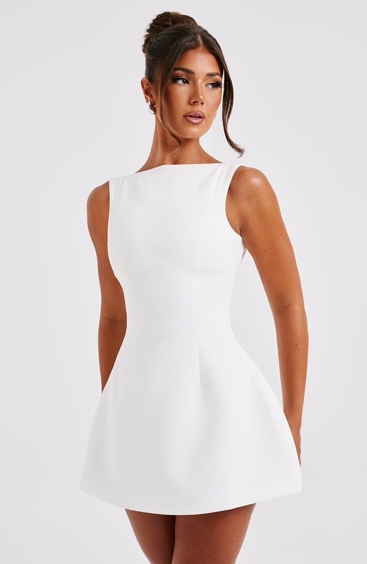 Women's Sleeveless Mini Dress | Flared Skater Style Dress