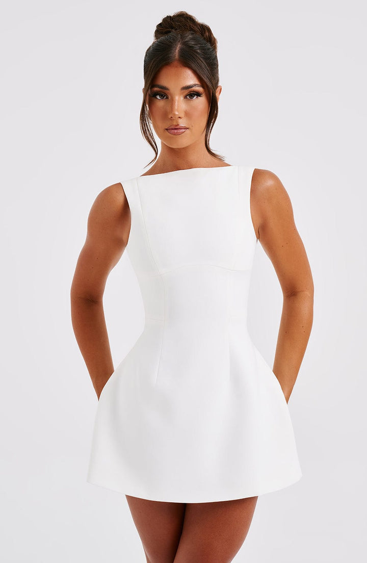 Women's Sleeveless Mini Dress | Flared Skater Style Dress