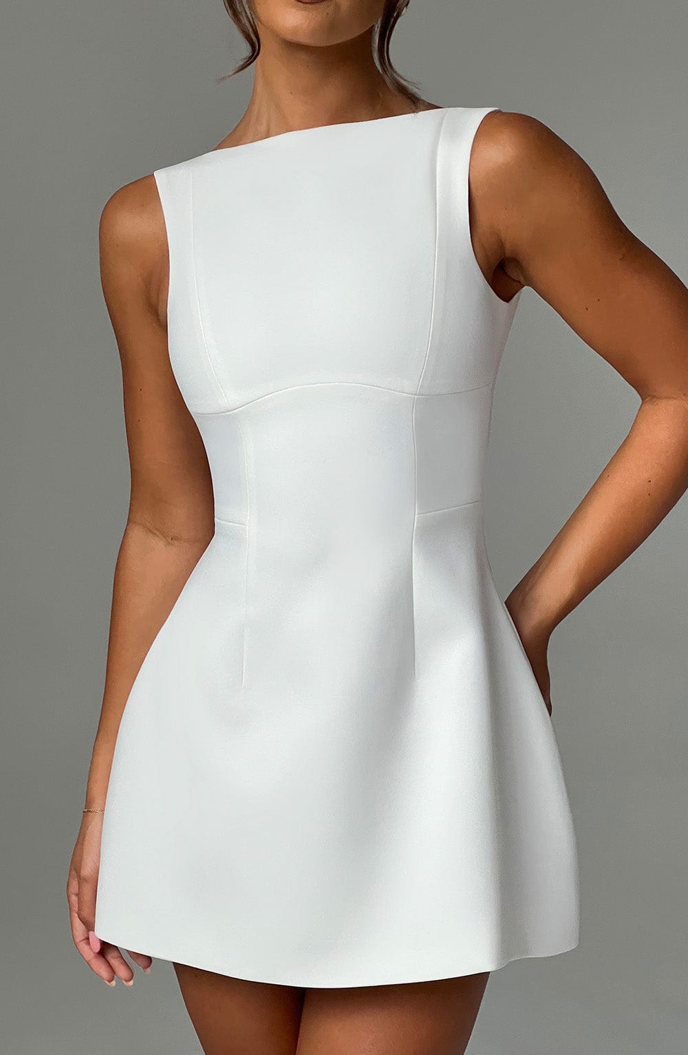 Women's Sleeveless Mini Dress | Flared Skater Style Dress
