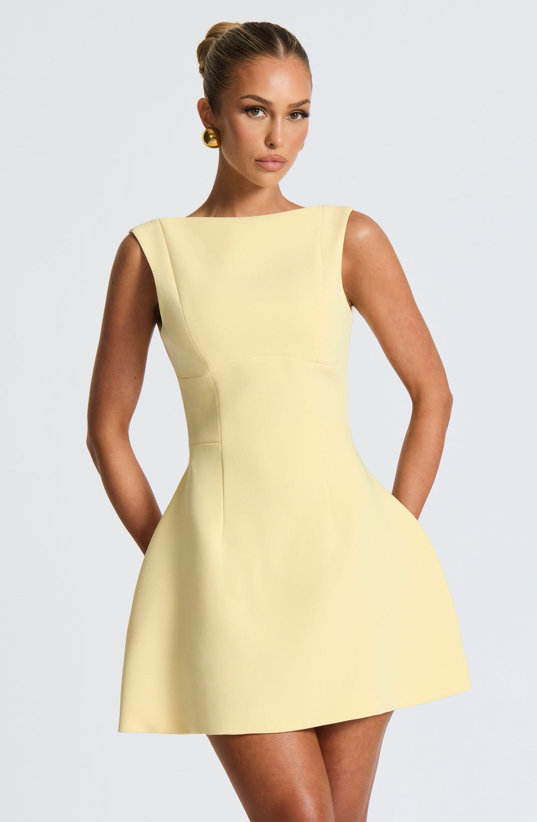 Women's Sleeveless Mini Dress | Flared Skater Style Dress