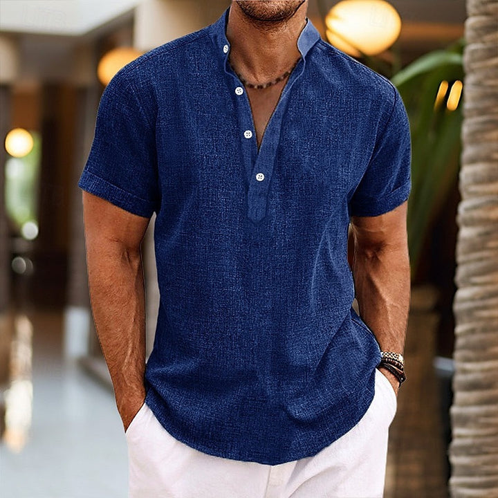 Tadeusz | Men's short-sleeve henley T-shirt
