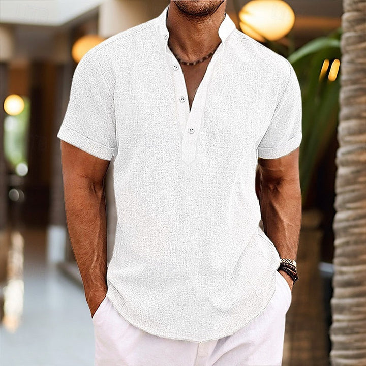 Tadeusz | Men's short-sleeve henley T-shirt