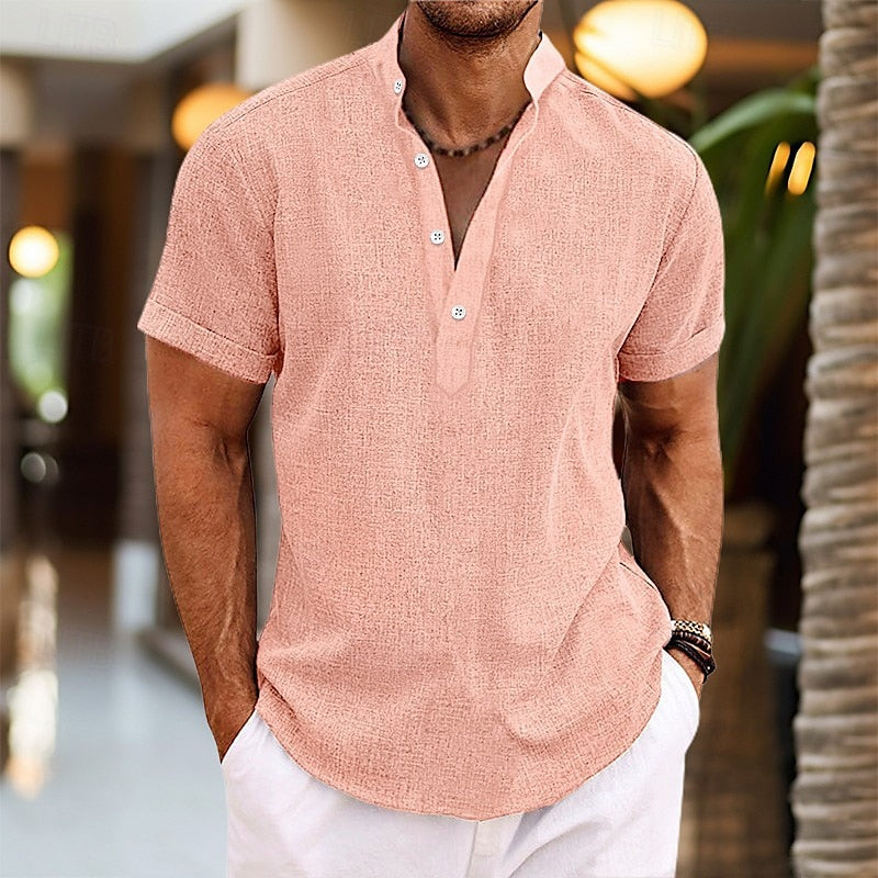 Tadeusz | Men's short-sleeve henley T-shirt