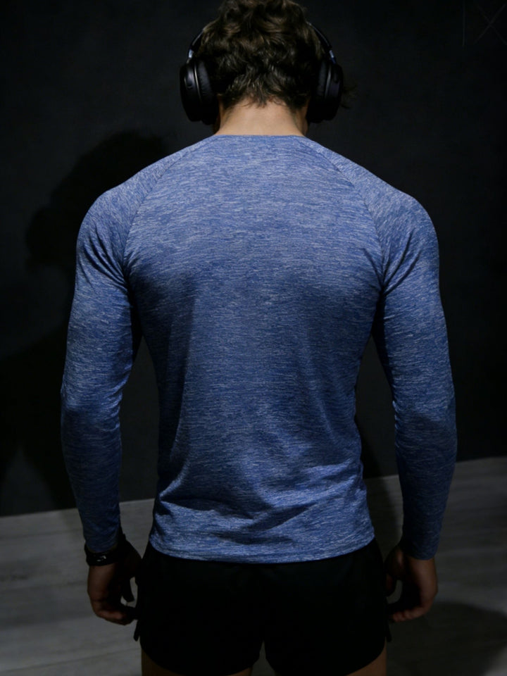 Men's Long Sleeve Compression Shirt Fitted | Gym Outfit