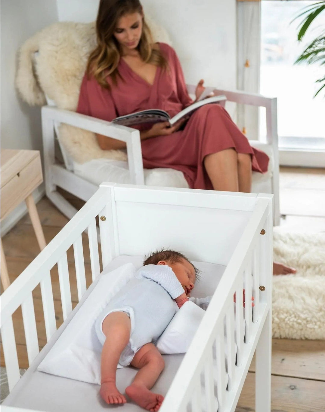 Anti-Reflux Pillow for Infants | Crib Wedge | Protection Against Rolling Over | Sleep