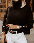 Agata | Women's loose-fit turtleneck sweater