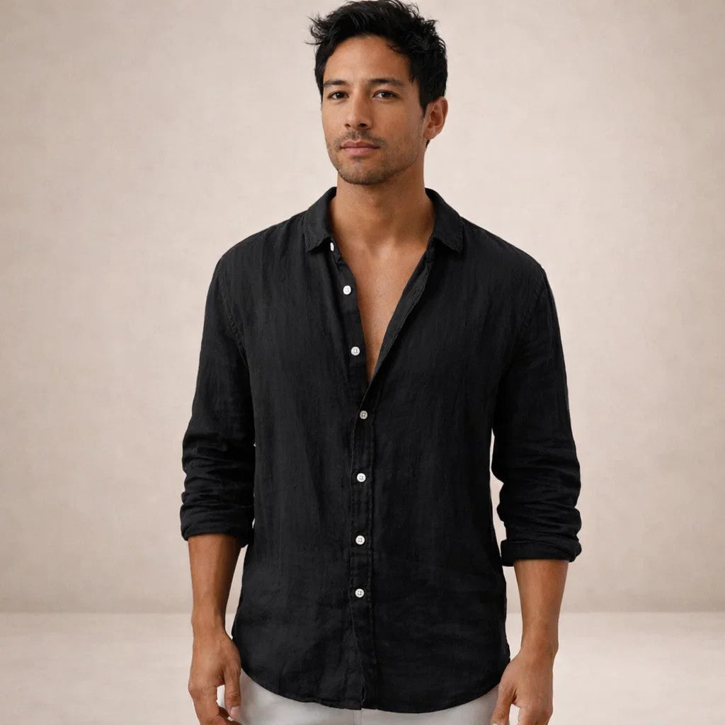 Szymon | Men's Linen Shirt for Summer