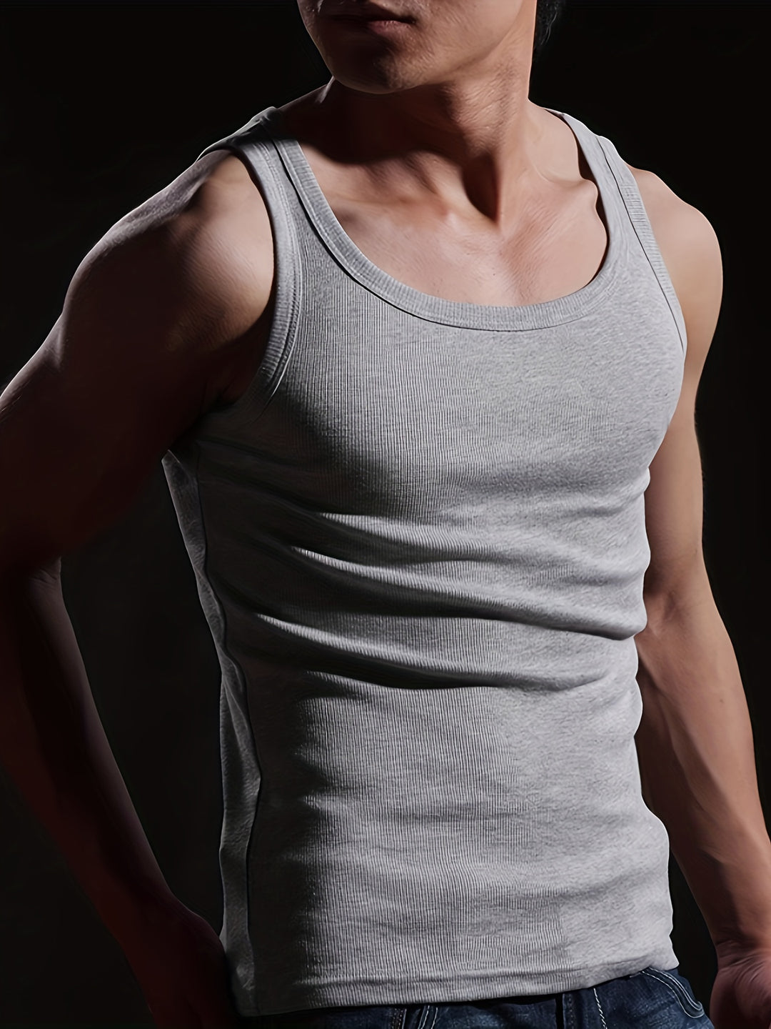 Men's Sports Tank Top | Fitted Sleeveless Shirt | Streamlined Design | Active Everyday Style