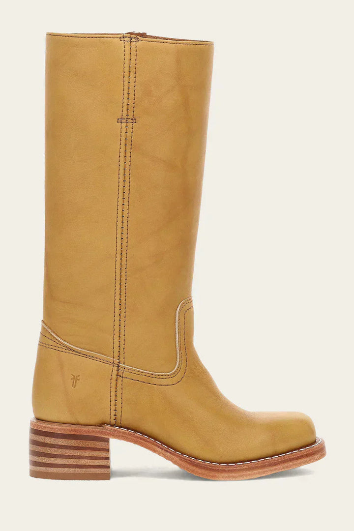 Women's Knee-High Boots with Block Heel | Round Toe
