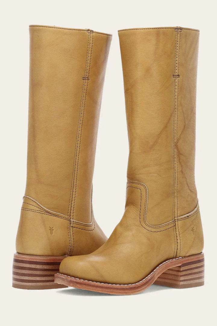 Women's Knee-High Boots with Block Heel | Round Toe