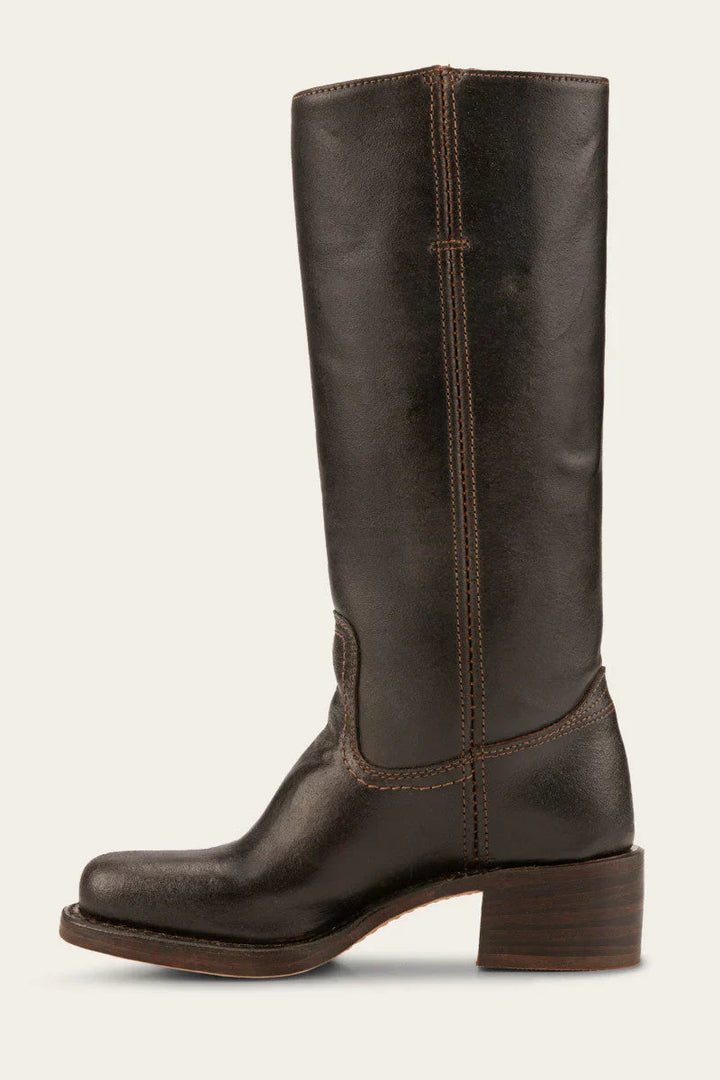Women's Knee-High Boots with Block Heel | Round Toe