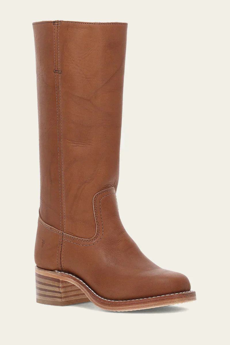 Women's Knee-High Boots with Block Heel | Round Toe