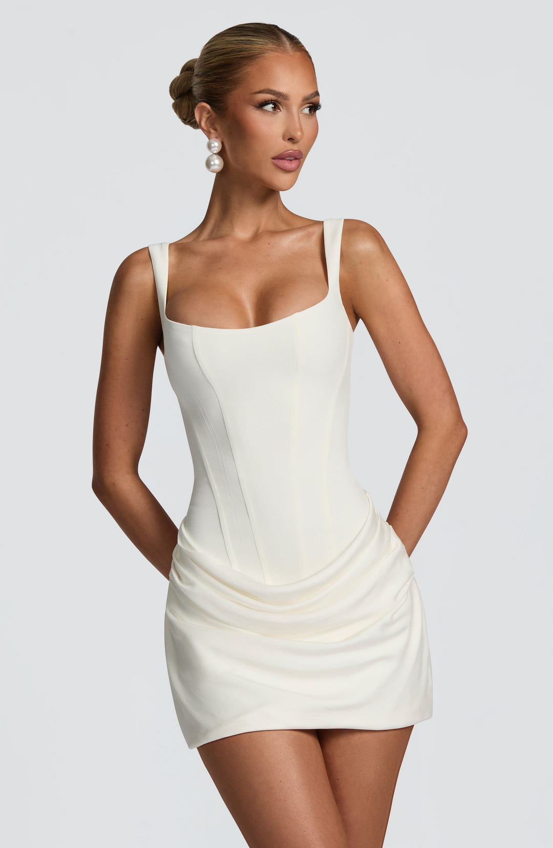 Women's Smooth Mini Dress | Panel Construction
