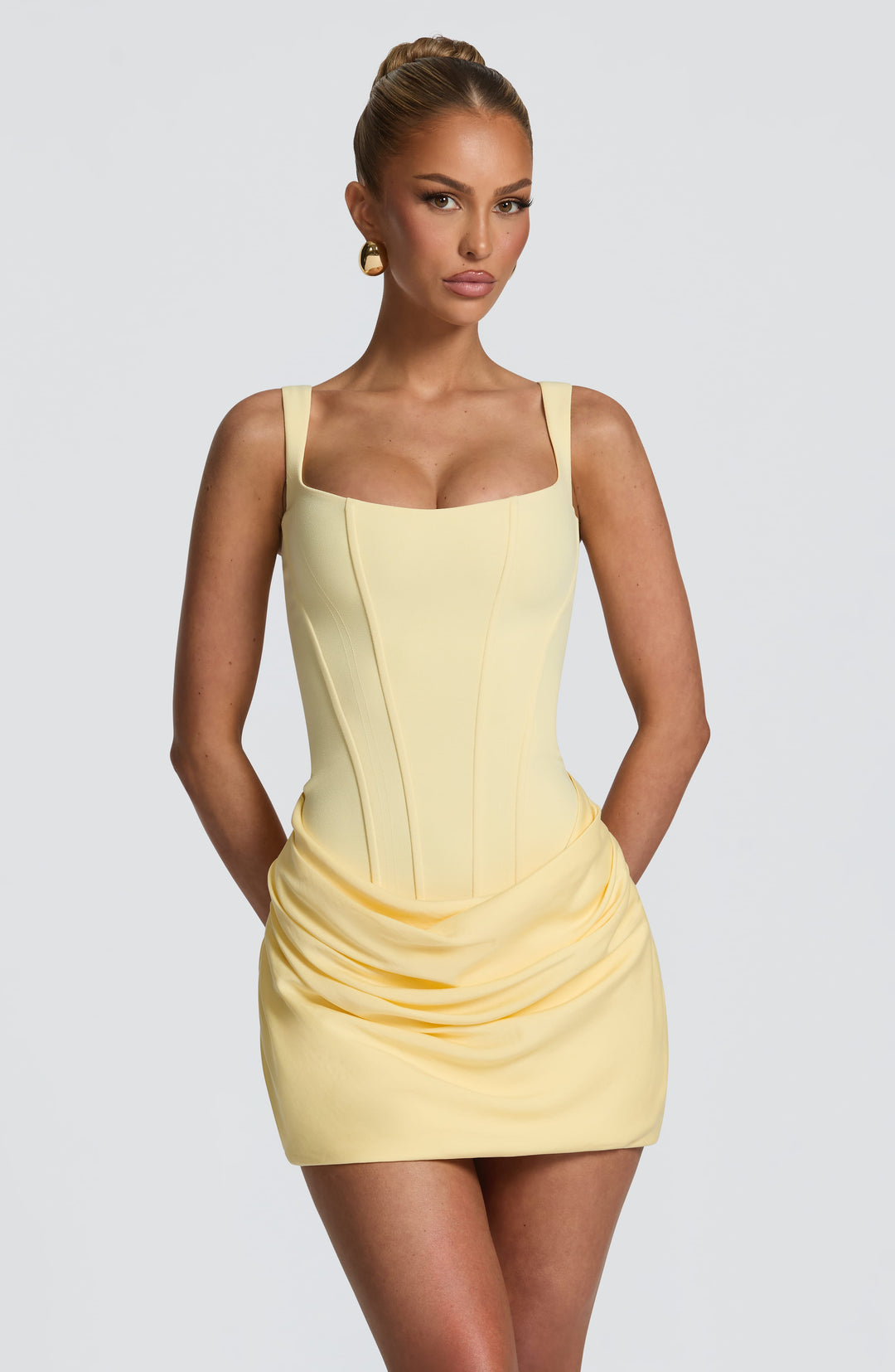 Women's Smooth Mini Dress | Panel Construction
