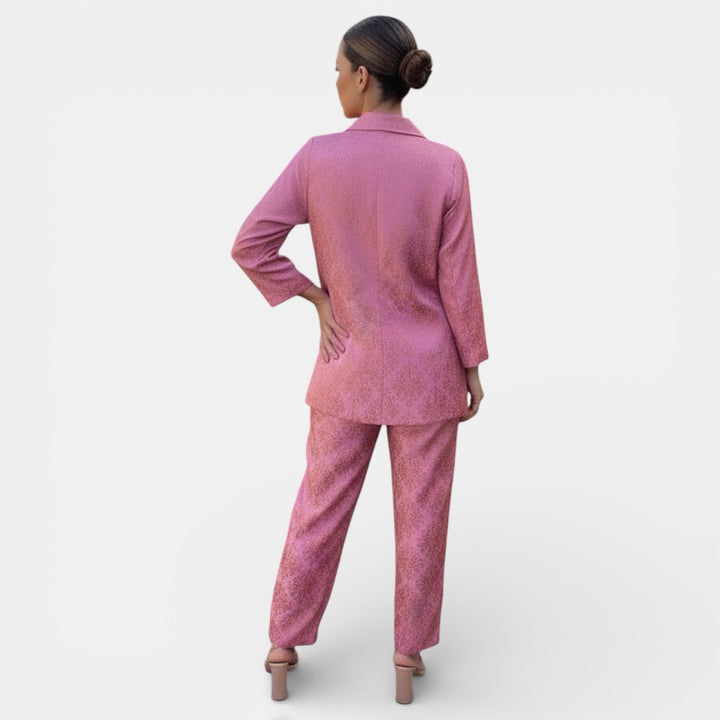 Weronika | Women's set blazer and wide pants