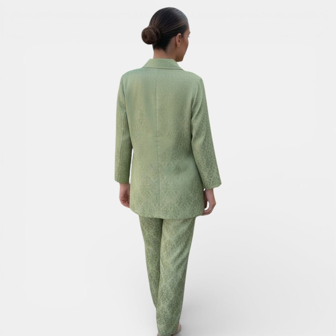 Weronika | Women's set blazer and wide pants