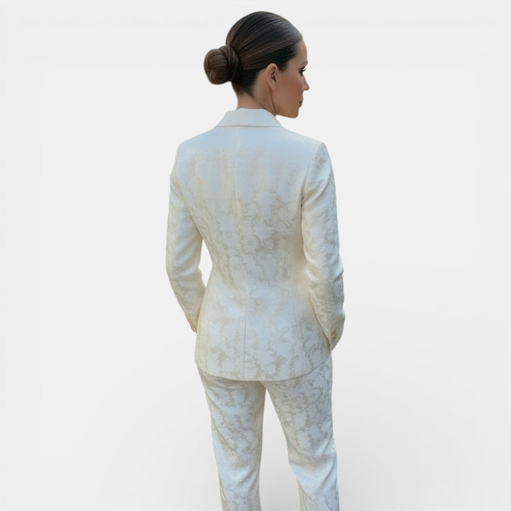 Weronika | Women's set blazer and wide pants