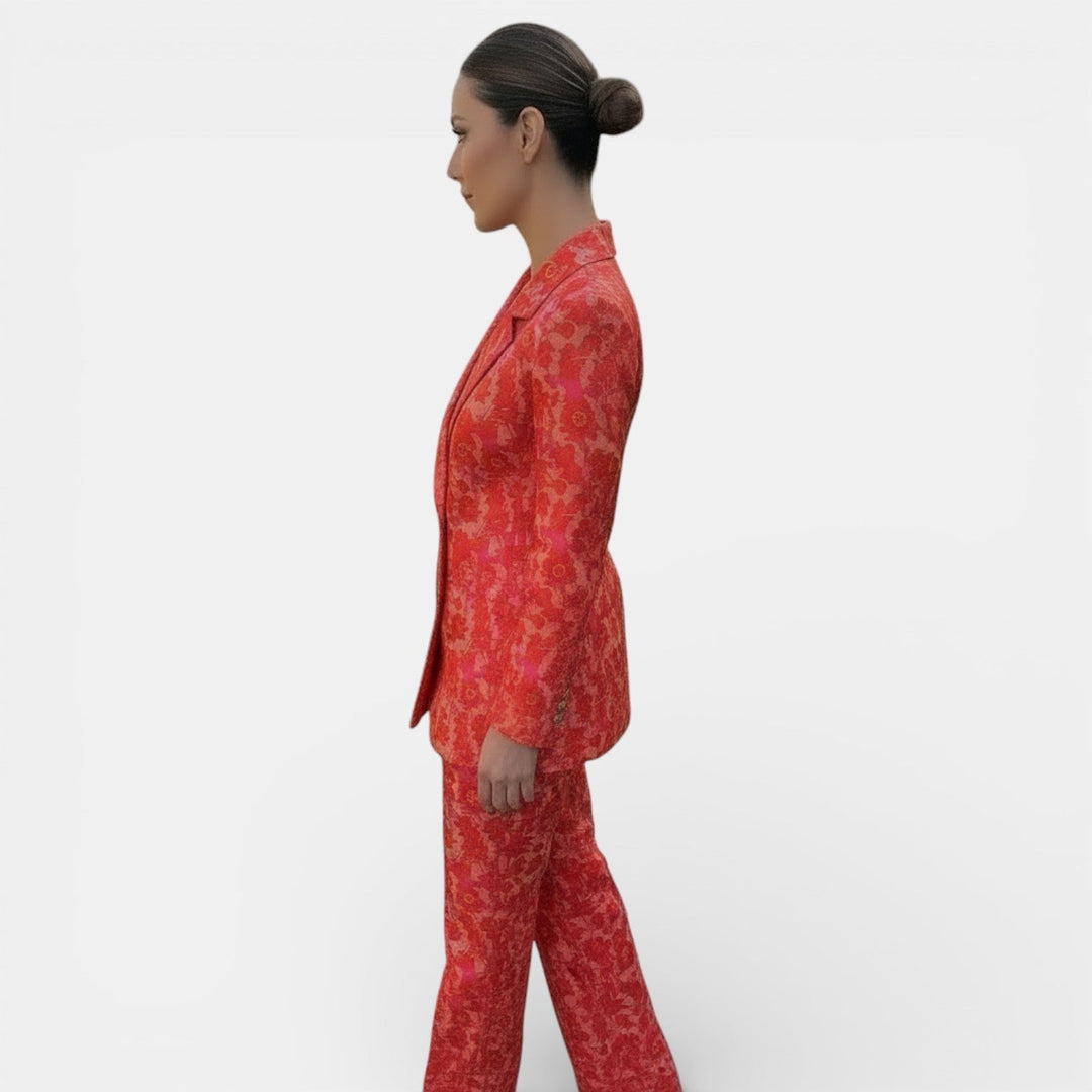 Weronika | Women's set blazer and wide pants