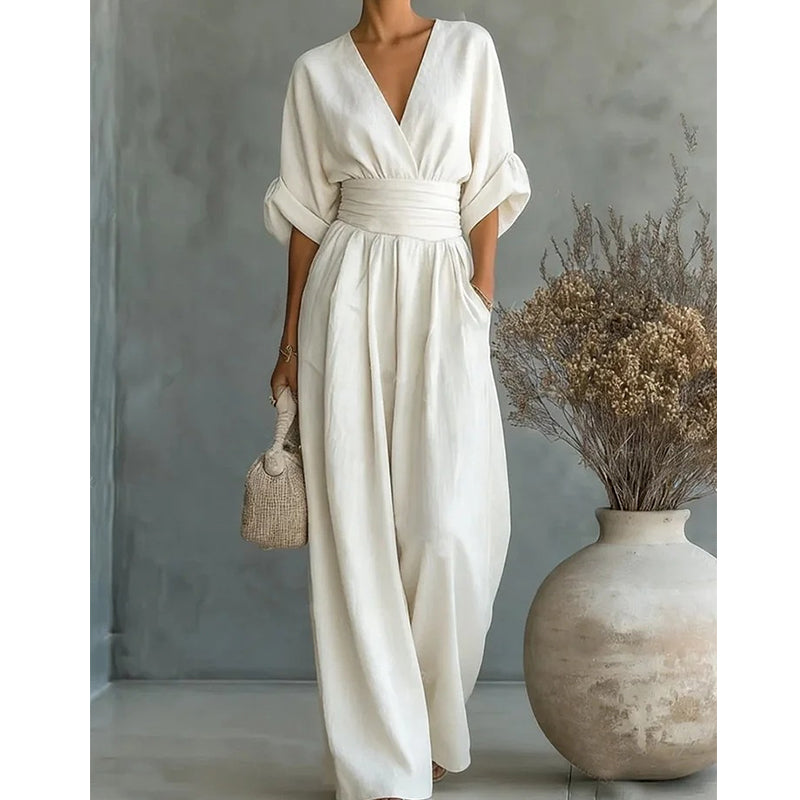 Alicja | Jumpsuit with V-Neckline