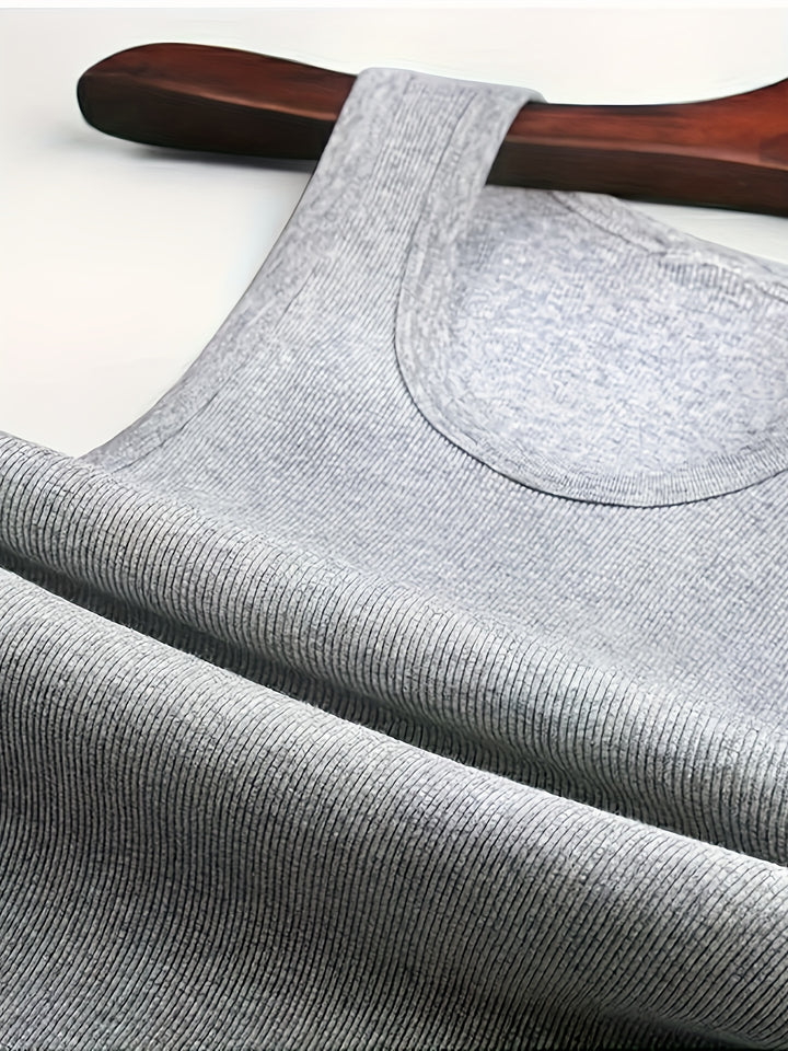 Men's Sports Tank Top | Fitted Sleeveless Shirt | Streamlined Design | Active Everyday Style
