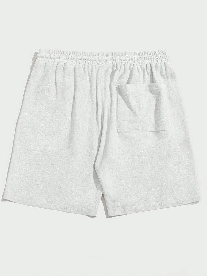 Męskie Szorty Miejskie Casual Sznurek w Pasie Szorty | Luźny Krój