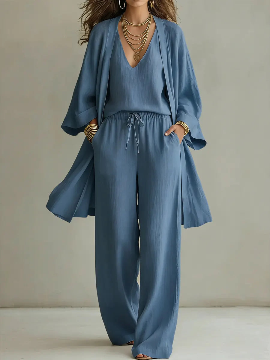 Klara | Women's minimalist three-piece set