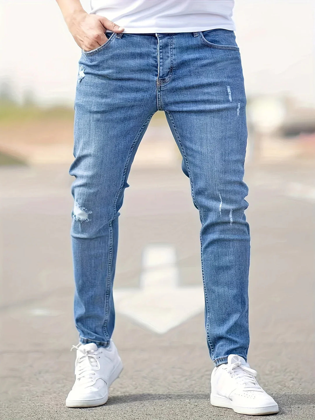 Oskar | Męskie jeansy slim fit