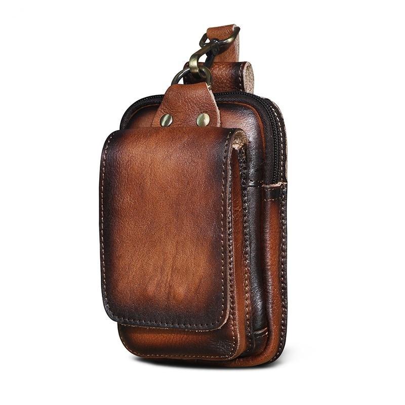 Men's Utility Waist Bag | Portable Phone Case | Multi-Compartment Design | Travel Accessory
