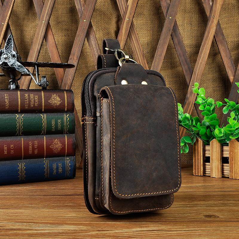 Men's Utility Waist Bag | Portable Phone Case | Multi-Compartment Design | Travel Accessory