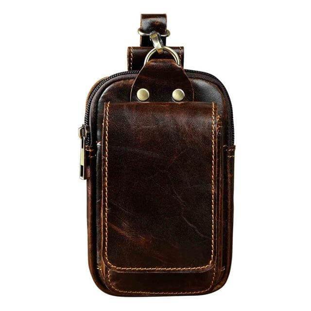 Men's Utility Waist Bag | Portable Phone Case | Multi-Compartment Design | Travel Accessory