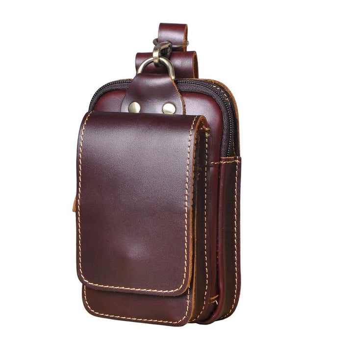 Men's Utility Waist Bag | Portable Phone Case | Multi-Compartment Design | Travel Accessory