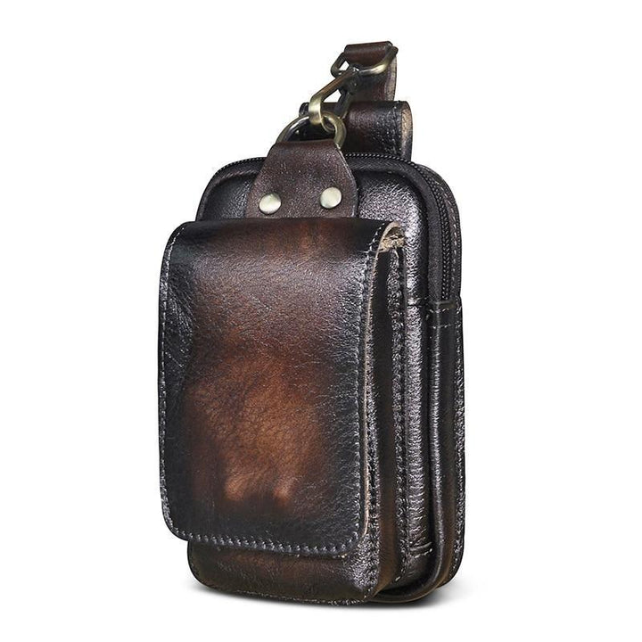 Men's Utility Waist Bag | Portable Phone Case | Multi-Compartment Design | Travel Accessory