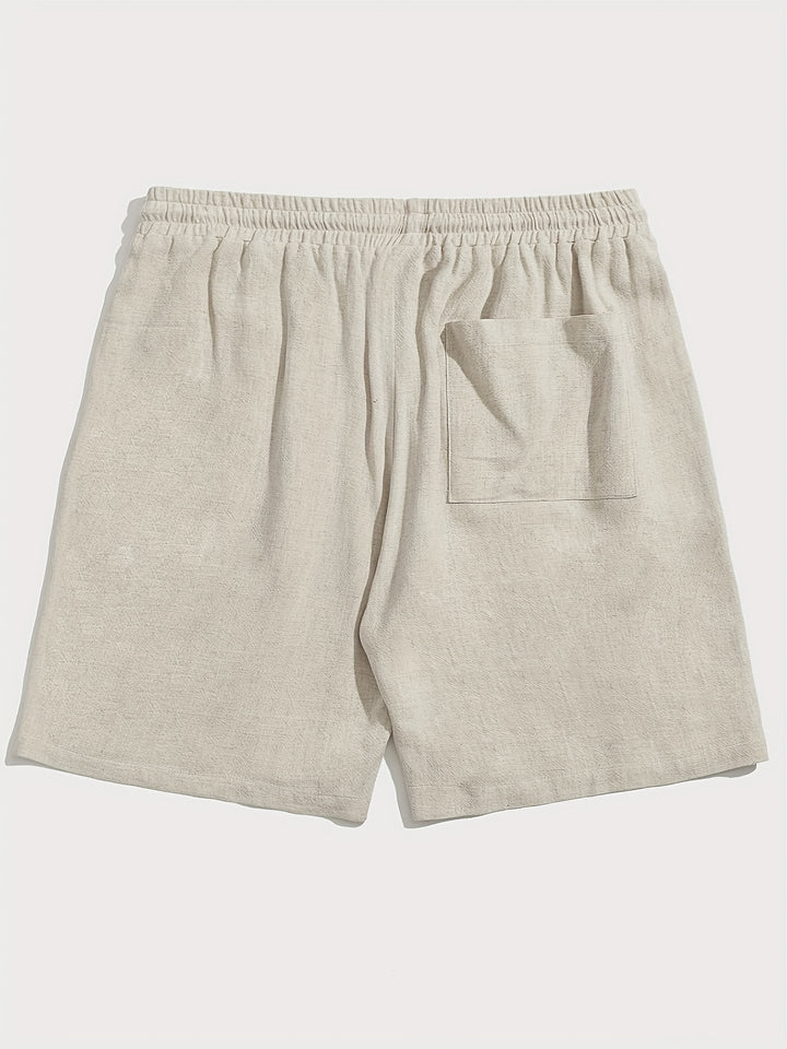 Męskie Szorty Miejskie Casual Sznurek w Pasie Szorty | Luźny Krój