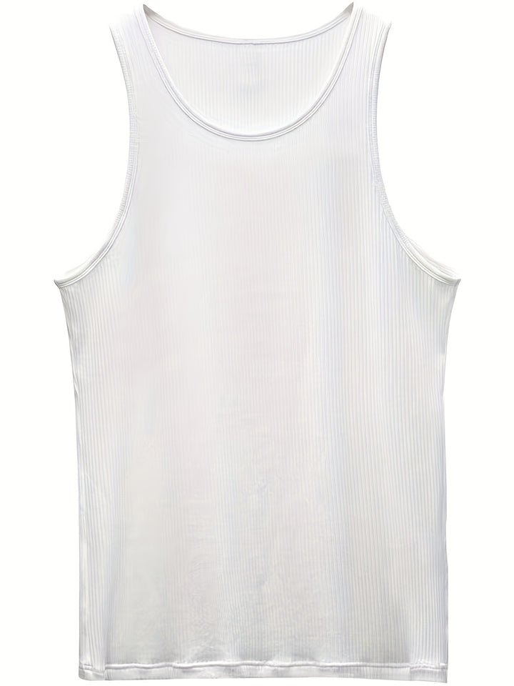 Men's Sports Tank Top | Fitted Sleeveless Shirt | Streamlined Design | Active Everyday Style