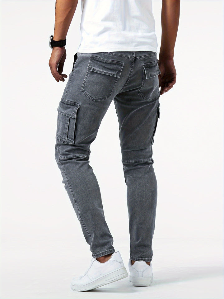 Artur | Męskie Jeansy Cargo Slim Fit