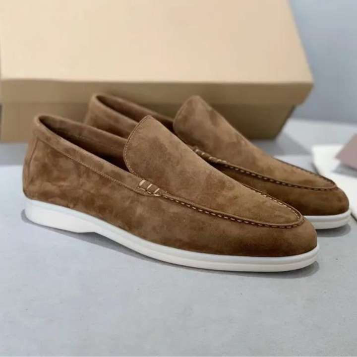 Radosław | Men's Suede Slip-On Loafers