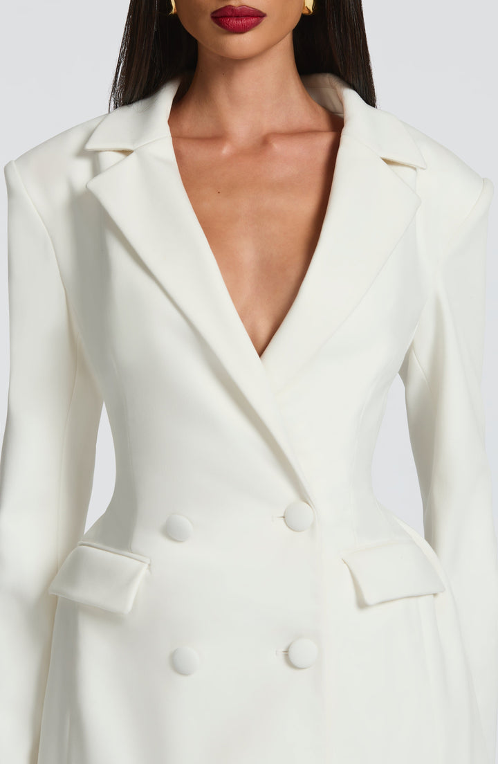 Women's Fitted Mini Dress | Blazer Lapels