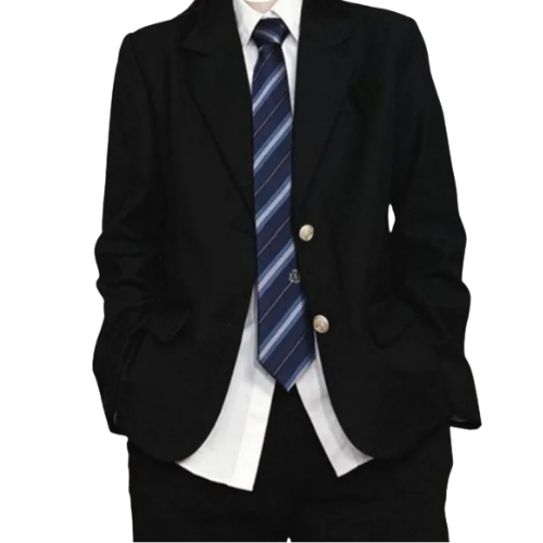 Men's Classic Single-Breasted Blazer with Buttons | Classic Lapels