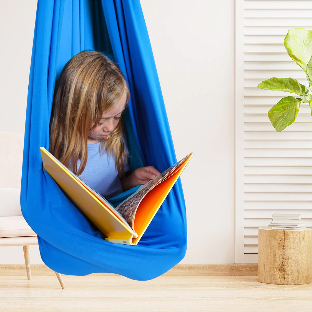 Sensory Swing for Children | Fabric Hammock | For Indoor and Outdoor Use | Adjustable Suspension