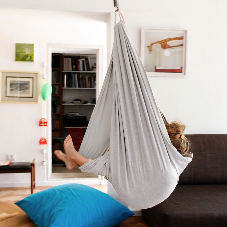 Sensory Swing for Children | Fabric Hammock | For Indoor and Outdoor Use | Adjustable Suspension