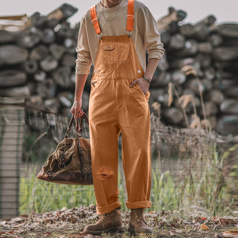 Adjustable work overalls for gardening