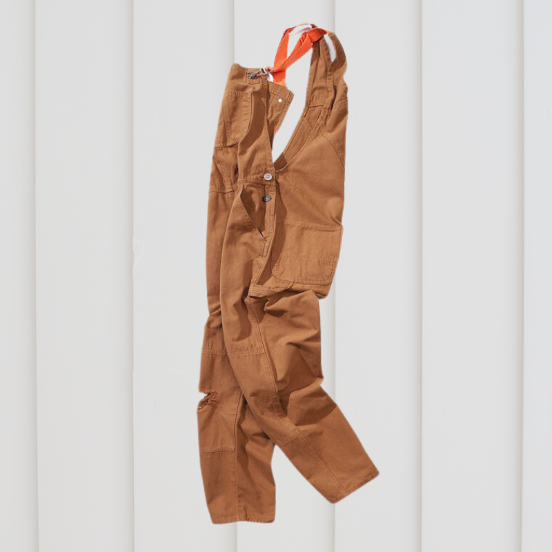 Adjustable work overalls for gardening