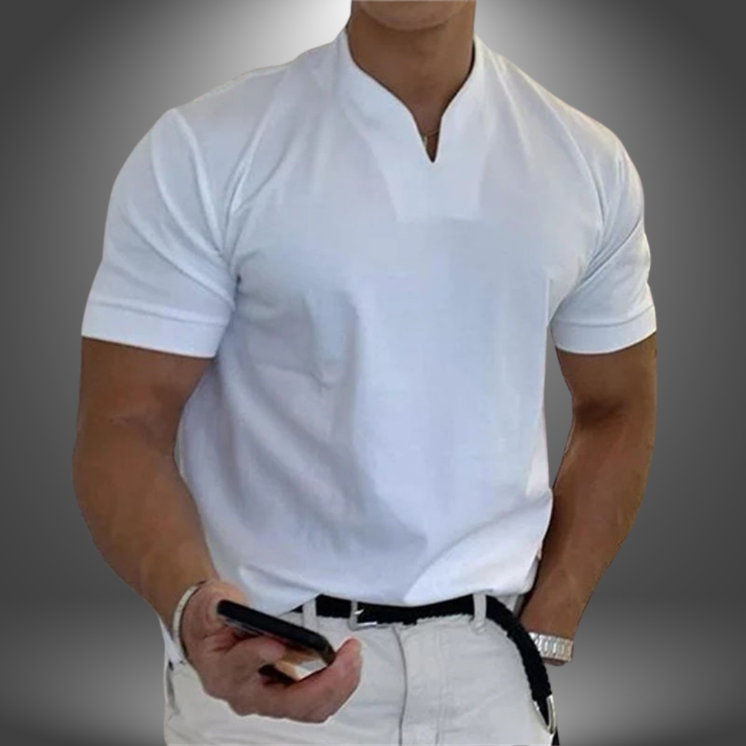 Mariusz | Men's V-neck T-shirt with short sleeves