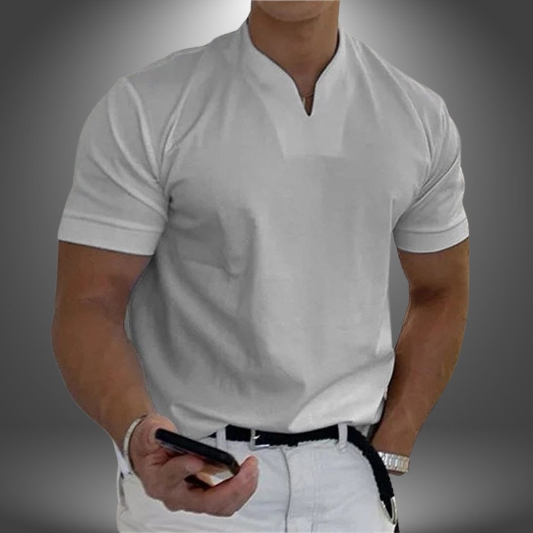 Mariusz | Men's V-neck T-shirt with short sleeves