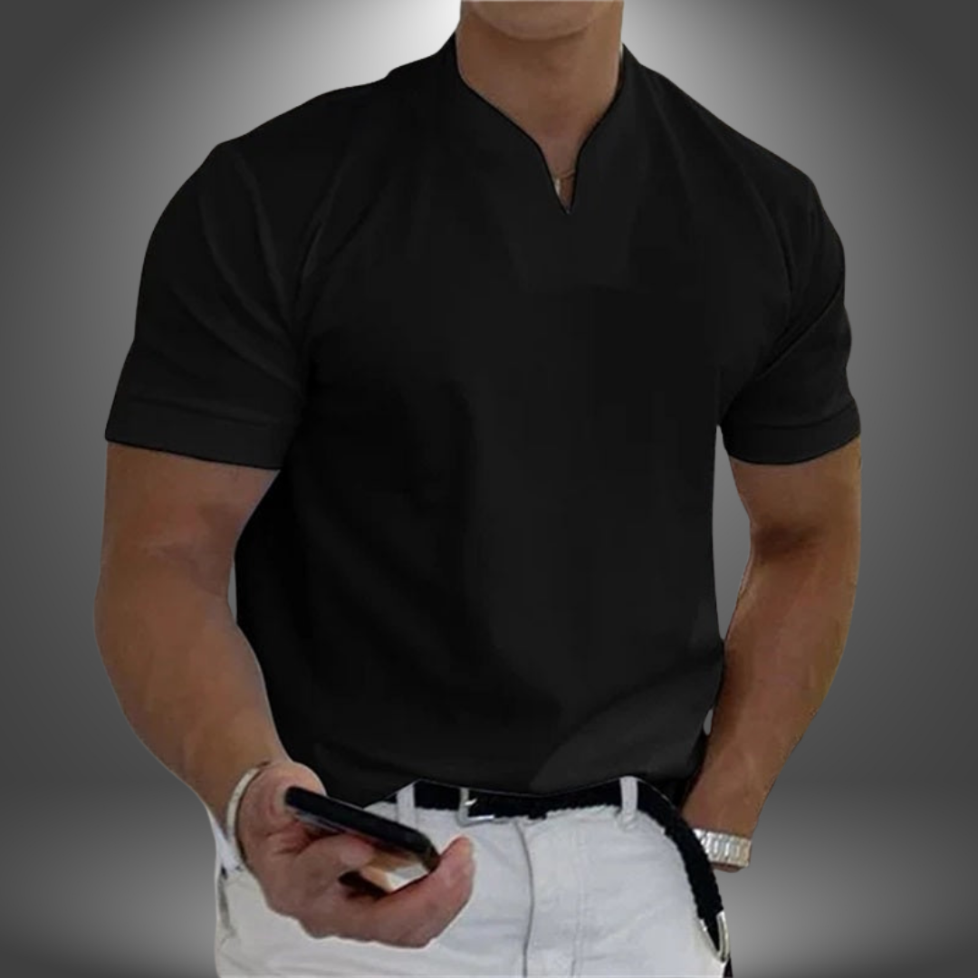 Mariusz | Men's V-neck T-shirt with short sleeves