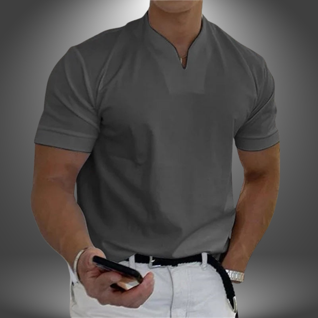 Mariusz | Men's V-neck T-shirt with short sleeves
