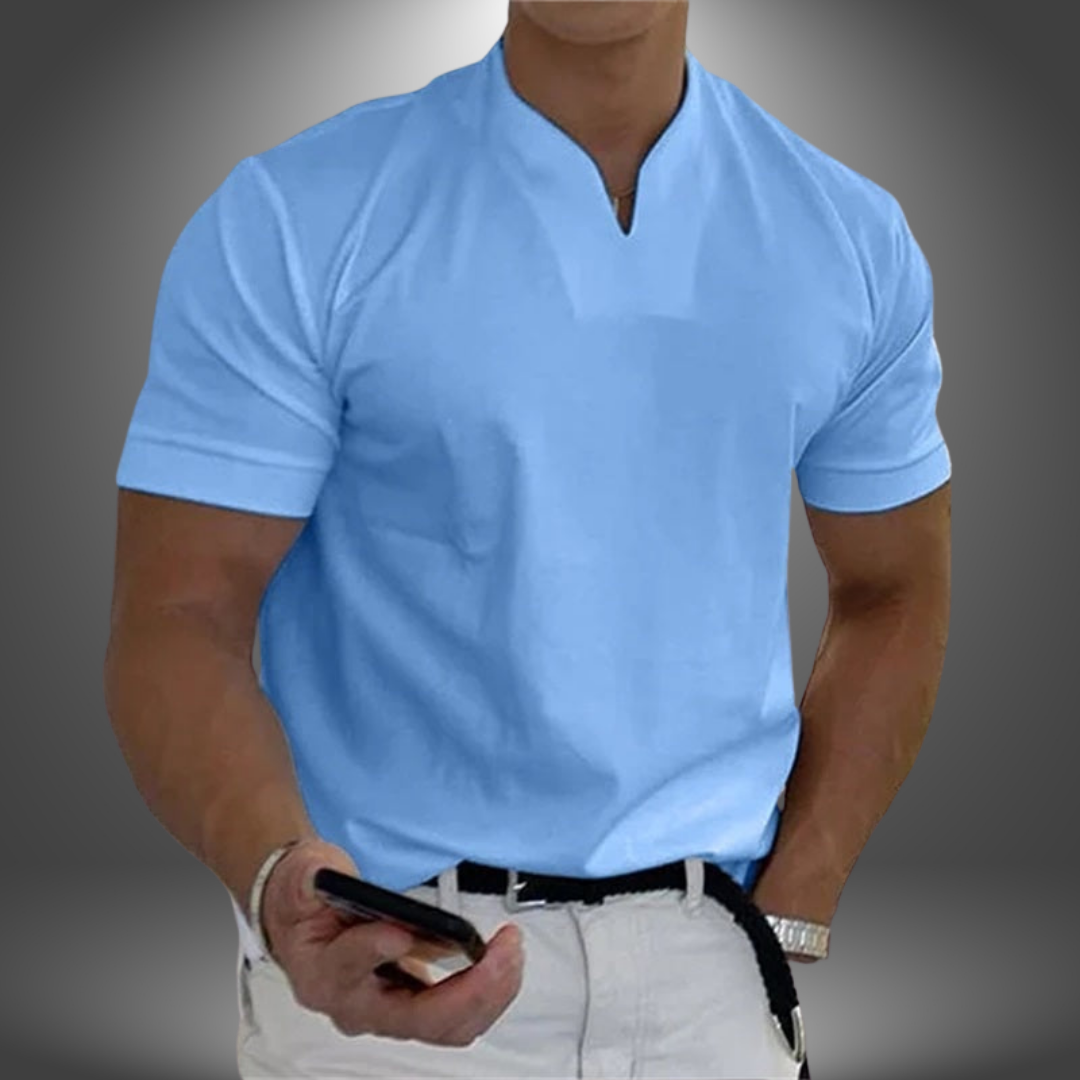 Mariusz | Men's V-neck T-shirt with short sleeves